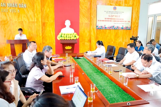 TAND khu vực 6 - Quảng Ninh gặp mặt Hội thẩm nhân dân và Hòa giải viên nhiệm kỳ 2021–2026