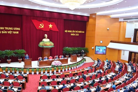 Ảnh: Khai mạc Hội nghị lần thứ 12 Ban Chấp hành Trung ương Đảng khóa XIII