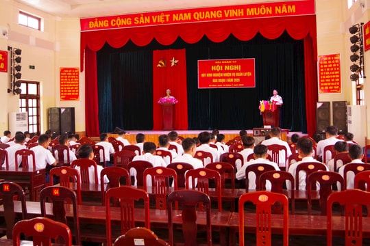 Hội nghị rút kinh nghiệm nhiệm vụ huấn luyện giai đoạn I năm 2025