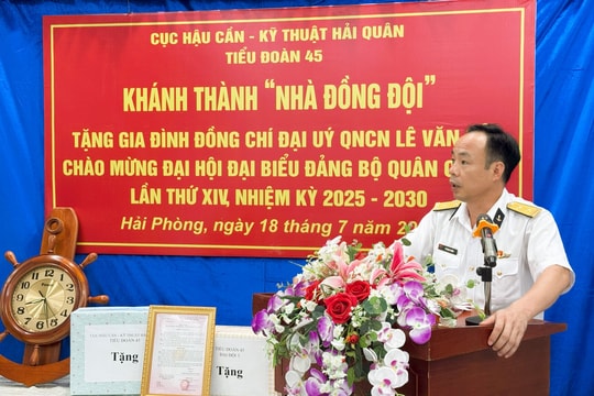 Lan tỏa nghĩa tình đồng đội trong Quân chủng Hải quân