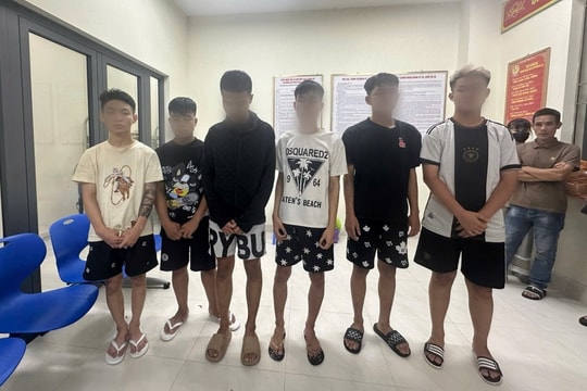 Xử lý nhóm thanh thiếu niên mang hung khí gây rối trật tự công cộng