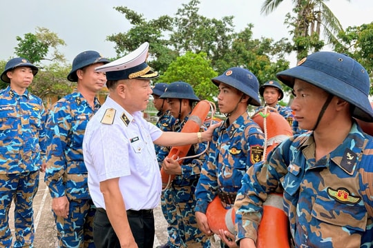 Vùng 1 Hải quân, chủ động ứng phó cơn bão số 3 (Wipha)
