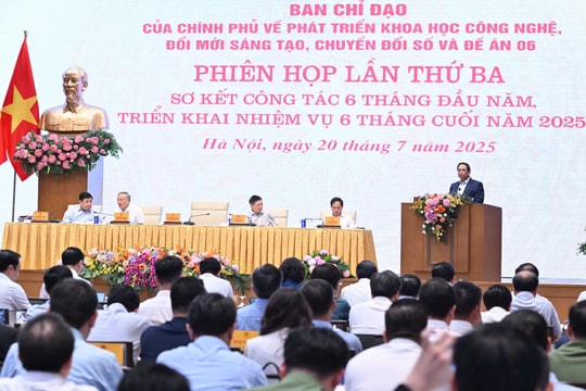 Thủ tướng chủ trì phiên họp Ban Chỉ đạo về khoa học công nghệ, đổi mới sáng tạo, chuyển đổi số