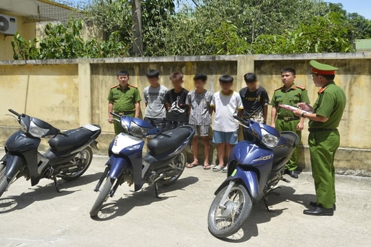 Bắt 7 đối tượng trộm cắp và buôn bán ma túy