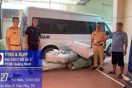 Phát hiện nhiều phương tiện chở hàng không rõ nguồn gốc