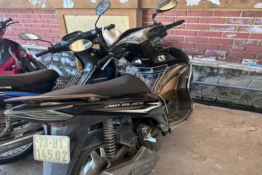 Công an xã phá nhanh vụ trộm xe máy