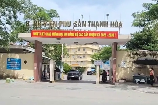 Bệnh viện Phụ sản Thanh Hóa xả thải vượt quy chuẩn hàng trăm lần