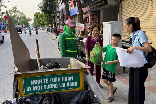 Hải Phòng: Các đơn vị, địa phương tăng cường phối hợp tuyên truyền phân loại rác tại nguồn