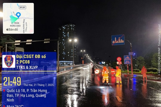 Cấm mô tô và phương tiện thô sơ qua cầu Bãi Cháy