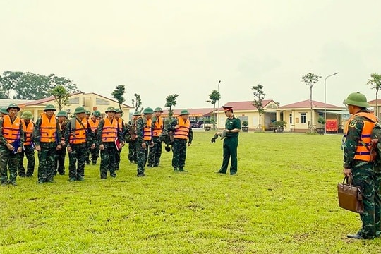 Thái Nguyên: Lực lượng vũ trang nâng mức sẵn sàng ứng phó với bão số 3