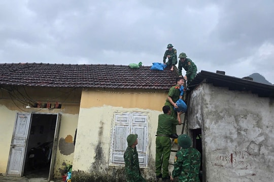 Bộ đội Biên phòng tỉnh Quảng Ninh chủ động, hỗ trợ dân ứng phó bão số 3