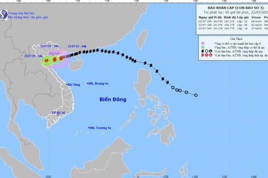Tin bão khẩn cấp, cơn bão số 3