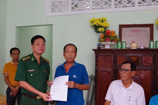 Bộ đội Biên phòng bàn giao “Nhà tình nghĩa” cho gia đình thân nhân Liệt sĩ