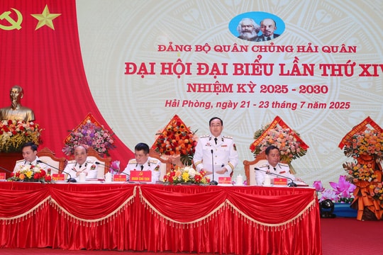 Đại hội đại biểu Đảng bộ Quân chủng Hải quân lần thứ XIV diễn ra thành công tốt đẹp
