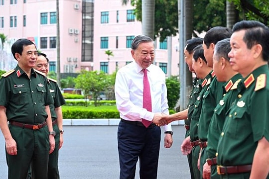 Phát biểu của Tổng Bí thư Tô Lâm tại buổi làm việc với Tổng cục Chính trị QĐND Việt Nam