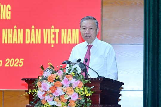 Tổng Bí thư Tô Lâm làm việc với Tổng cục Chính trị Quân đội nhân dân Việt Nam