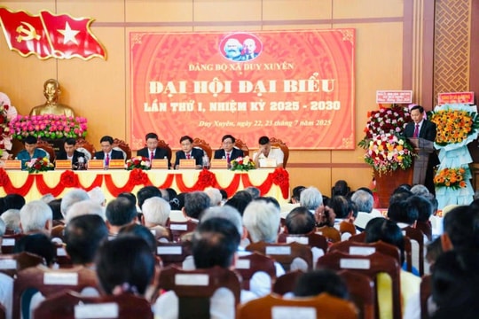 Duy Xuyên (TP Đà Nẵng) tổ chức Đại hội đại biểu lần thứ I, nhiệm kỳ 2025–2030