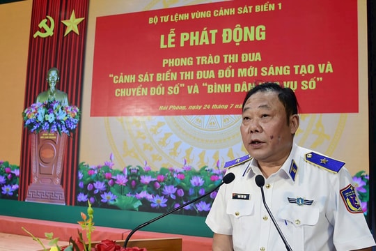 Vùng Cảnh sát biển 1 thi đua đổi mới sáng tạo và chuyển đổi số