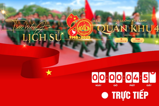 Cuộc thi "Tìm hiểu lịch sử 80 năm Ngày truyền thống Lực lượng vũ trang Quân khu 4"