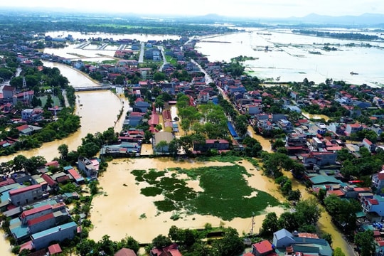 Xã Nông Cống tập trung khắc phục hậu quả mưa, lụt do ảnh hưởng của cơn bão số 3