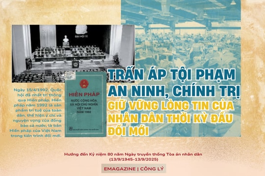 Trấn áp tội phạm an ninh chính trị, giữ vững lòng tin của nhân dân thời kỳ đầu đổi mới