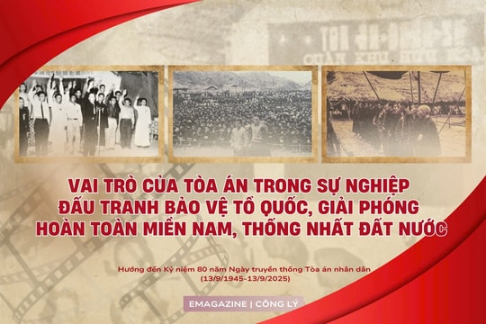 Vai trò của Tòa án trong sự nghiệp đấu tranh bảo vệ Tổ quốc, giải phóng hoàn toàn miền Nam, thống nhất đất nước