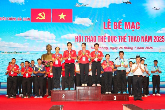 Bế mạc Hội thao thể dục thể thao Quân chủng Hải quân