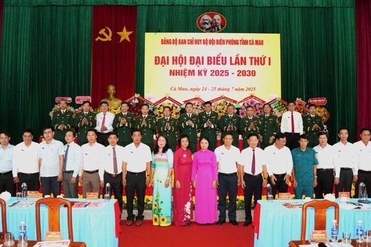 Đại hội Đảng bộ Ban Chỉ huy BĐBP Cà Mau lần thứ I thành công tốt đẹp