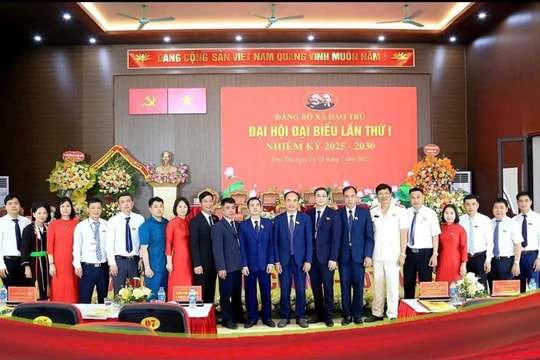 Đại hội đại biểu Đảng bộ xã Đạo Trù lần thứ I, nhiệm kỳ 2025-2030 thành công tốt đẹp