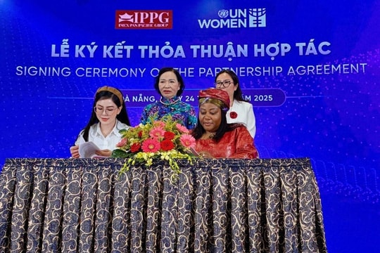 CEO IPPG Lê Hồng Thủy Tiên ký kết hợp tác chiến lược với UN Women