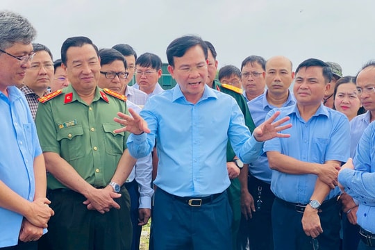 Chủ tịch UBND tỉnh Lâm Đồng làm việc với các địa phương ven biển