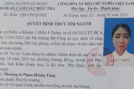 Truy tìm người phụ nữ vay hơn 500 triệu đồng rồi bỏ trốn