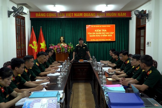 Tòa án Quân khu 5 góp phần giữ vững kỷ cương pháp luật trong quân đội