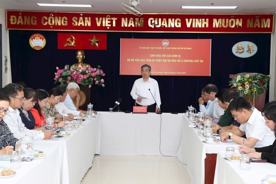 TP.HCM sẽ hỗ trợ 4 tỷ đồng cho Đồng Tháp, Nghệ An khắc phục hậu quả bão số 3