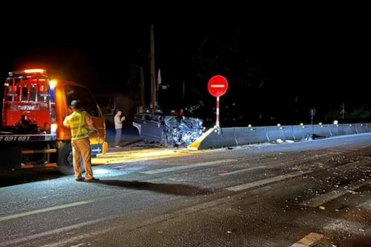 Bắt tạm giam lái xe gây tai nạn liên hoàn khiến 2 cha con tử vong