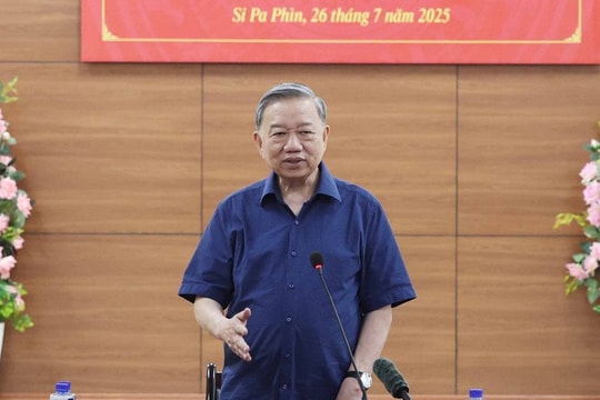 Tổng Bí thư kiểm tra vận hành hệ thống chính trị xã Si Pa Phìn, tỉnh Điện Biên