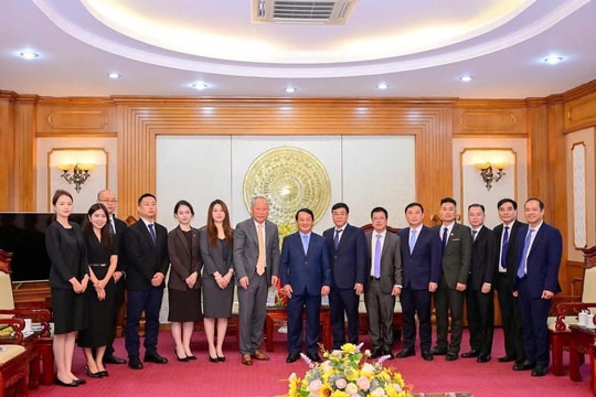 Tuyên Quang tăng cường hợp tác với Tập đoàn xây dựng Thái Bình Dương (Trung Quốc)