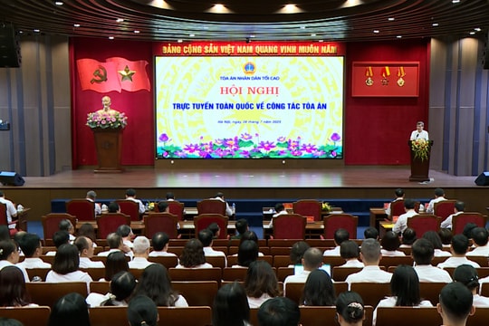 Tòa án các cấp phải đảm bảo chỉ tiêu công tác năm 2025