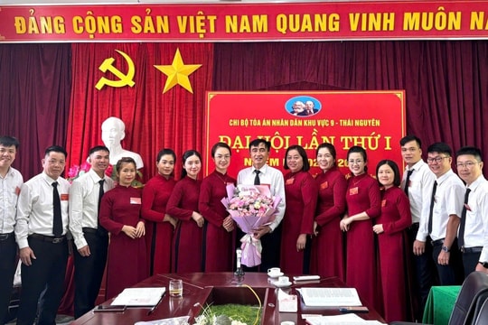 TAND khu vực 9 – Thái Nguyên tổ chức thành công Đại hội Chi bộ