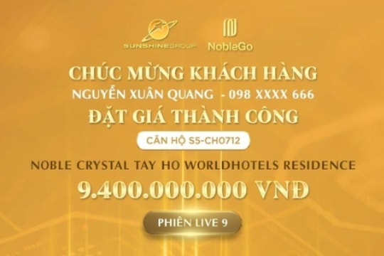 Livestream của Sunshine Group tối 29/7: Khách “chốt deal” căn hộ hàng hiệu rẻ hơn gần 6 tỷ đồng so với giá thị trường