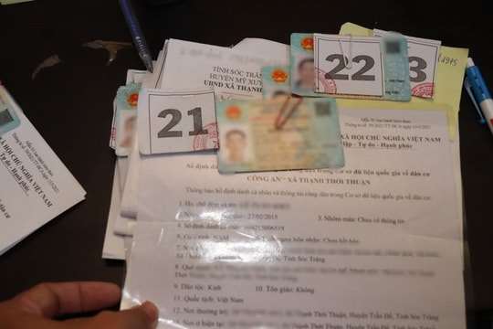 Công an kịp thời phát hiện hành vi lợi dụng phát số thứ tự làm căn cước để trục lợi