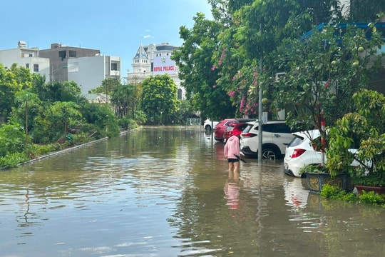 Nhiều khu đô thị ở Thanh Hóa cứ mưa là ngập