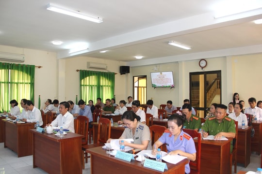 TAND khu vực 3 – TP.HCM tổ chức hội nghị tháo gỡ khó khăn trong giải quyết án