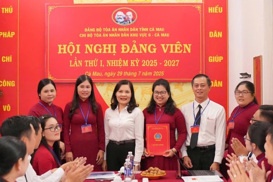 TAND khu vực 6 – Cà Mau: Xây dựng đội ngũ cán bộ, công chức trong sạch, vững mạnh