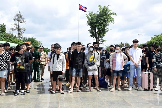 Bộ đội Biên phòng tiếp nhận 85 công dân Việt Nam liên quan đến lừa đảo trực tuyến