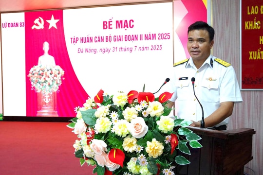 Lữ đoàn 83 tập huấn cán bộ giai đoạn 2 năm 2025