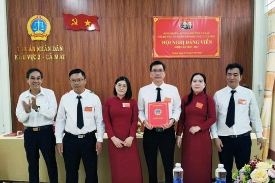 Chi bộ TAND khu vực 2 - Cà Mau tổ chức Hội nghị đảng viên, nhiệm kỳ 2025 - 2027