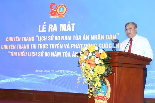 Thông qua chuyển đổi số lan tỏa giá trị lịch sử 80 năm ngành Tòa án