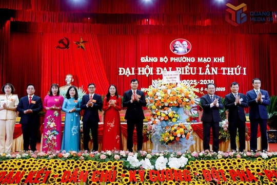Đại hội Đại biểu Đảng bộ phường Mạo Khê lần thứ I, nhiệm kỳ 2025–2030