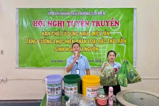 Hải Phòng: Hạn chế dùng nhựa một lần, tăng cường phân loại rác tại nguồn